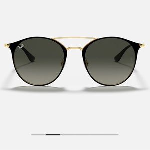 Black and Gold Ray-Ban sunglasses